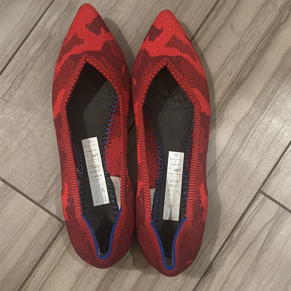 Rothys The Point In Red Camo - image 5